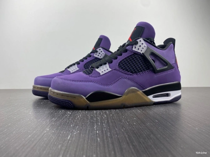 TBK (Friends and Family) Retro LN4 766296 4 Purple Jordan Scott Travis 0706